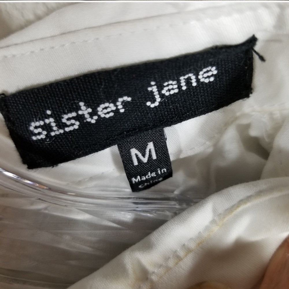 Sister Jane Mini Wool Shirt & Pinafore Shift Dress - Picture 5 of 7